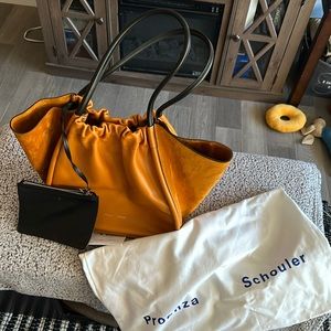Proenza Schouler Suede XL Ruched Tote